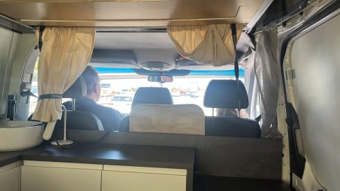 3-seater Volkswagen bus from 2012