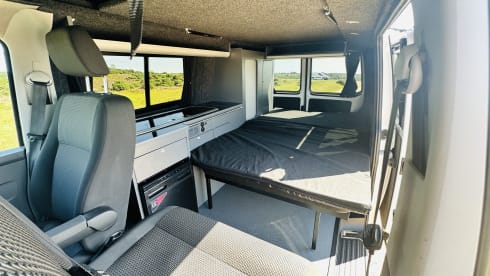 4 berth Volkswagen Transporter campervan from 2020
