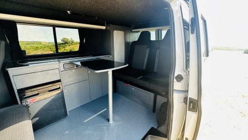4 berth Volkswagen Transporter campervan from 2020