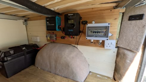 Joe – Joe. 2 Berth Truly Off Grid Adventure Van. Storage and Comforts Galore. 