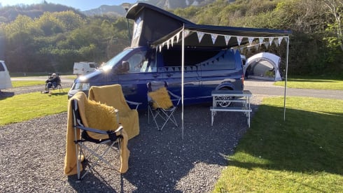Barnie – T5 VW (2007), Blue Pop-Top (LWB)