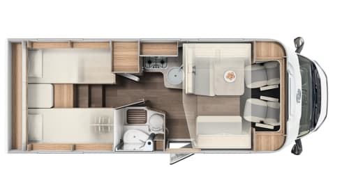 Carado T448 Automaat – Automatic - Fully equipped - Very luxurious camper length beds - Modern