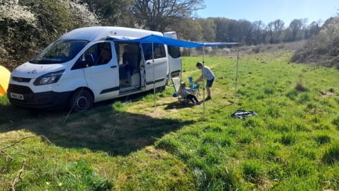 DUSTY – FORD TRANSIT CUSTOM HIGH TOP - UP TO 5 BERTH