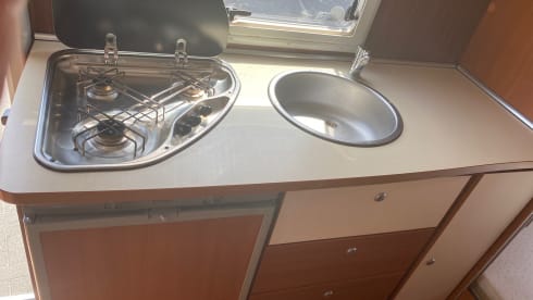 6-8 p Fiat alcove spacious family camper
