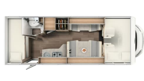 Brutus – 2018 - Luxury Hymer Carado with 6 sleeping places with great comfort