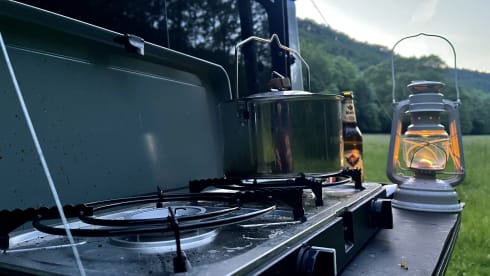 Great adventures with the family, tough Landrover Defender with roof tent