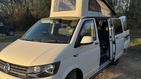 4 berth Volkswagen campervan from 2019
