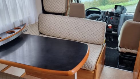 Fiat Ducato Eura Mobil Camper. – 4p Bürstner semi-integrated from 2003