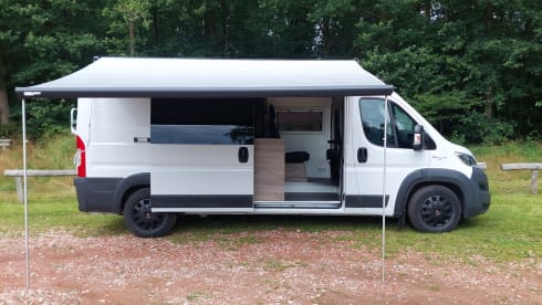 4pers Fiat Ducato buscamper uit 2017
