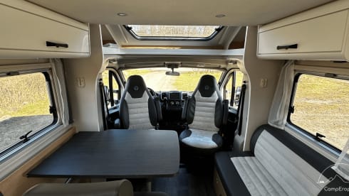 CampEropuit - automaat tot 5 p – 4/5p automatic Sunlight from 2024