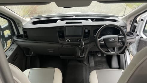 6 berth Ford bus from 2021