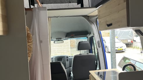 Ideal bus camper for adventure or family with children 