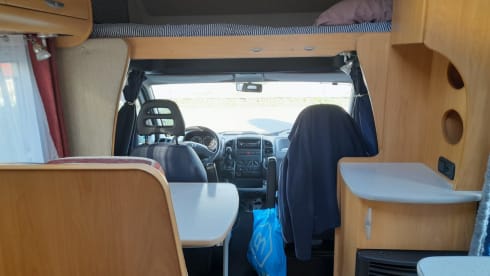 Winterbestemmingen aangeraden! – 4p Fiat alcove from 2004