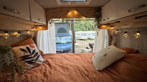 Ford Transit – Luxury self-build camper available for off-grid camping