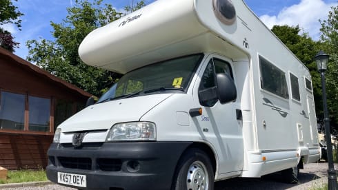 Alcova Mobilvetta a 6 posti letto del 2008