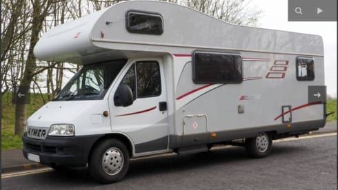 6 berth Hymer alcove from 2006