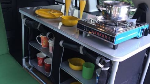 Opel Zafira – Camping pour deux personnes