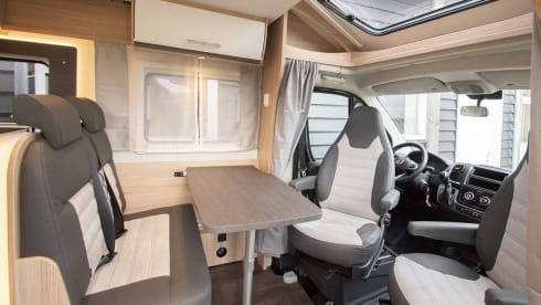 T69L – Complete HomeCar family camper with motor air conditioning and awning,