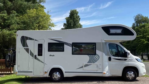 Ava – Enjoy the Highlands in our spacious Chausson 2018 Motorhome