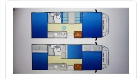 Spacious cozy and luxurious family camper