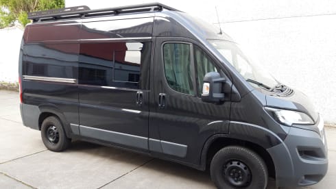 Off-grid campervan