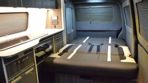 Luxury VW T5 Sportline Camper Van with 160w Solar Panel