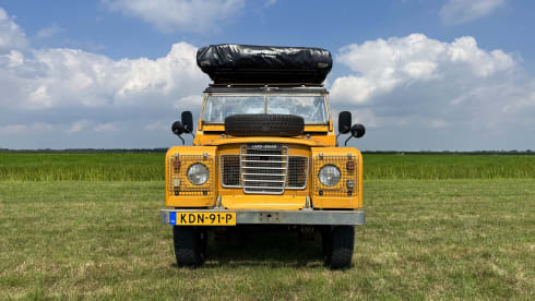 Kamperen in een echt oud land rovertje