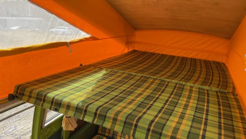 Beautiful vintage Volkswagen T2 camper from 1976