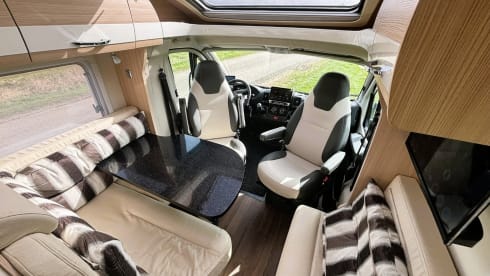 Fijne Bürstner voor 2 personen