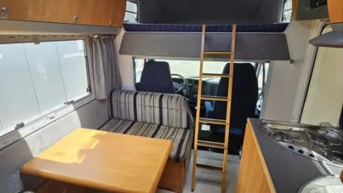 Fiat 4 person alcove camper