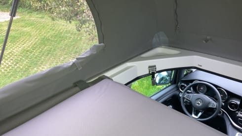 Elektrische Mercedes EQV Tonke, Kampeerauto van het jaar 2023! – Model Adventurer 3 from 2023 (also for sale)