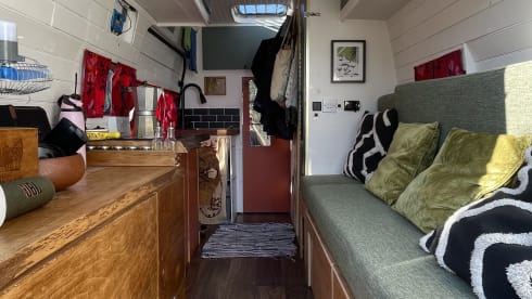 Evangeline – Beautifully crafted OFF-GRID 2 person camper.