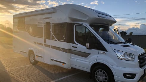 Benimar Cocoon 468 – DELUXE mobile home 4 pers with tow bar