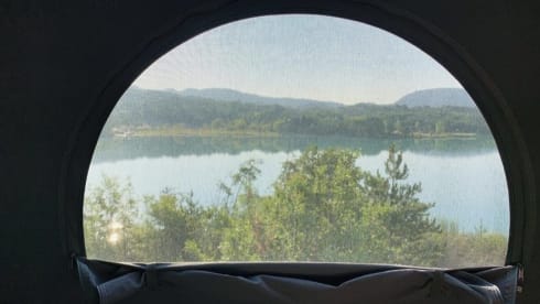Hymercar – Sleeping in a roof tent!