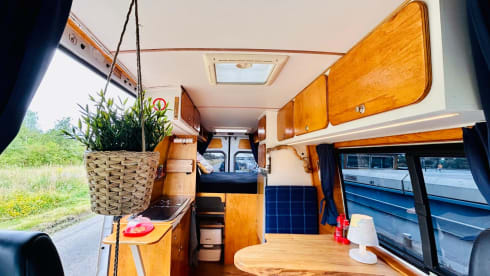Gustav 🚐🏕️ – Vintage off-grid Sprinter campervan