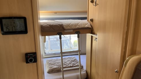 Kompaktes Familien-Wohnmobil | 6 m | Festes Etagenbett