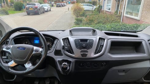 Ford Transit – Luxury self-build camper available for off-grid camping