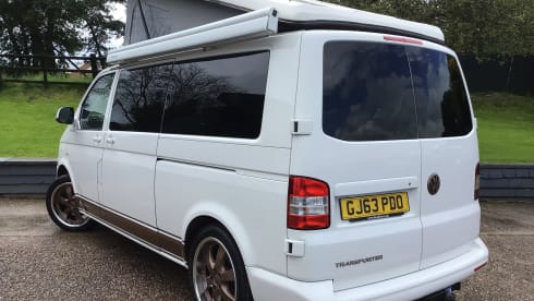 4 berth Volkswagen campervan from 2013