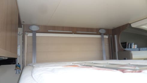 Beautiful luxury family camper Challenger Prium XG with powerful engine