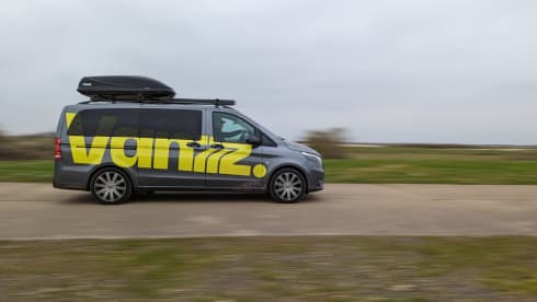 Brand new Mercedes-Benz, modular van sleeps up to 6 with awning