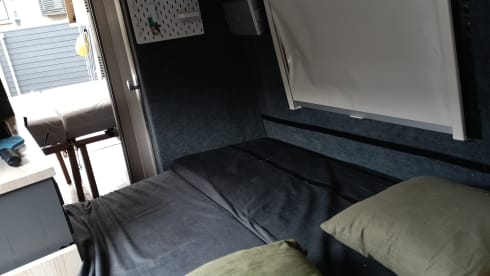 Pino – Winter ready 2 person bus camper + tow bar 