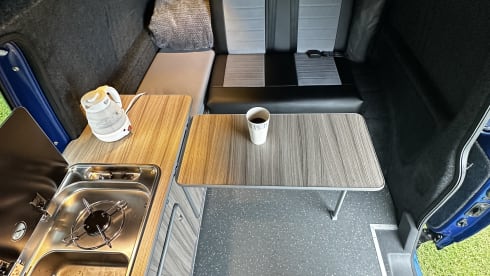 Una – 3 berth Volkswagen Caddy campervan from 2015