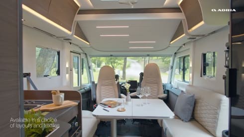A comfortable, beautiful and light camper ADRIA SONIC PLUS 700 DC EURO 6