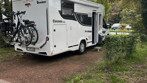 Benimar Cocoon 468 – DELUXE mobile home 4 pers with tow bar