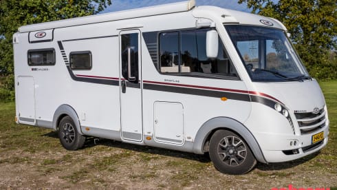 LMC Integral Camper with round seating layout