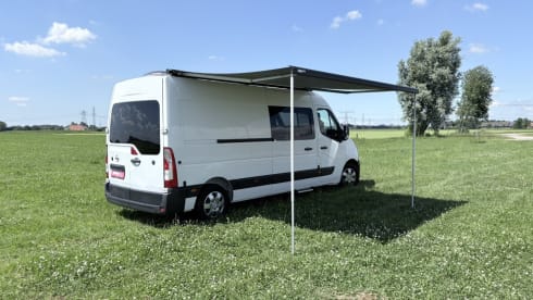 Andre de camperaar – Schöner Opel Movano Zweisitzer