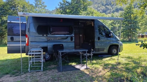 Campez comme s'il faisait chaud : élégant, confortable et prêt à partir. 2 - 3 pers.