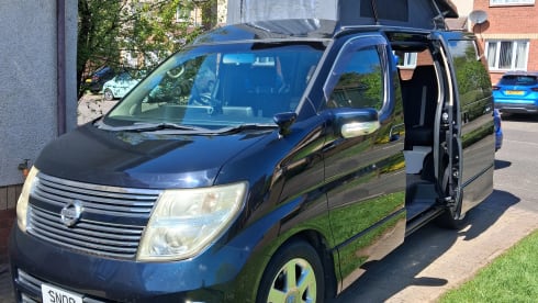 Ness – 4 berth Nissan Elgrand campervan 