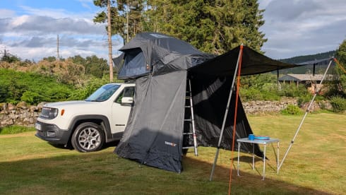 Jeep – Coffre de rangement pour Jeep Renegade avec auvent