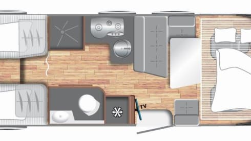 19 LMC T735 Explorer – 19 LMC T735 Integral camper for 4 people